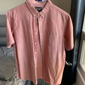 Retrofit short sleeve button down casual shirt